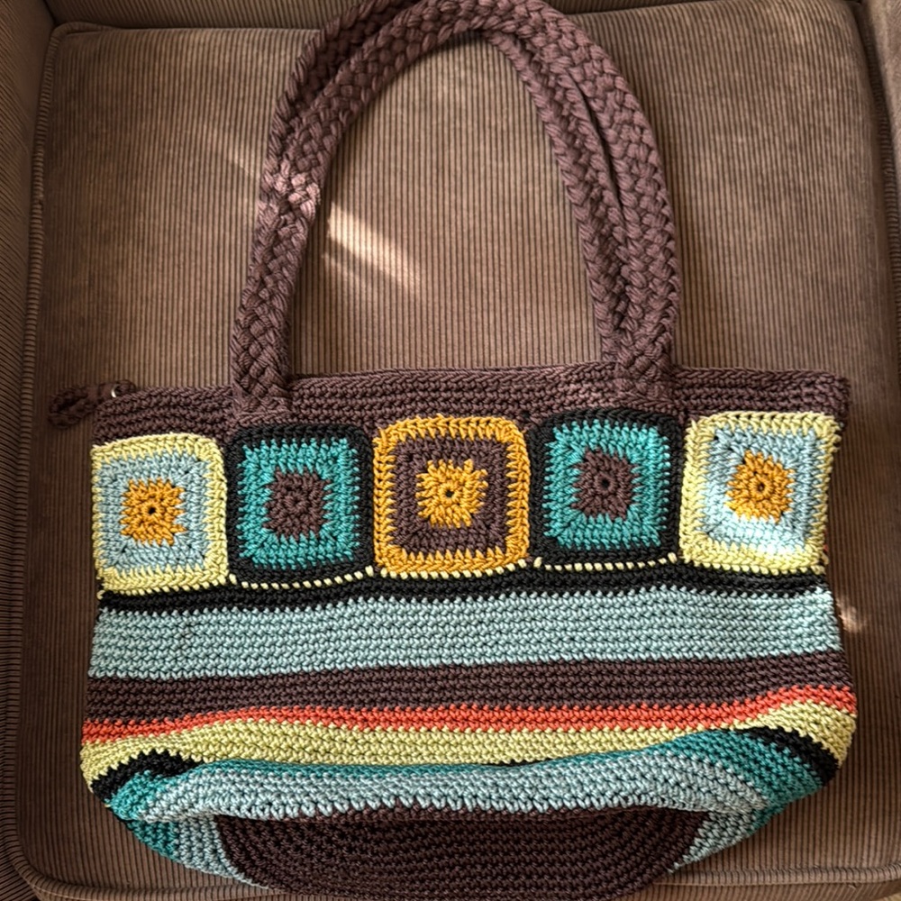The Sak Crochet Tote Bag with Braided Handles